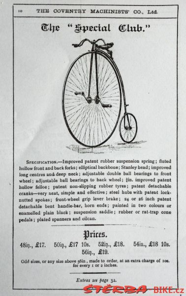 Coventry Machinists Co.  – 1887