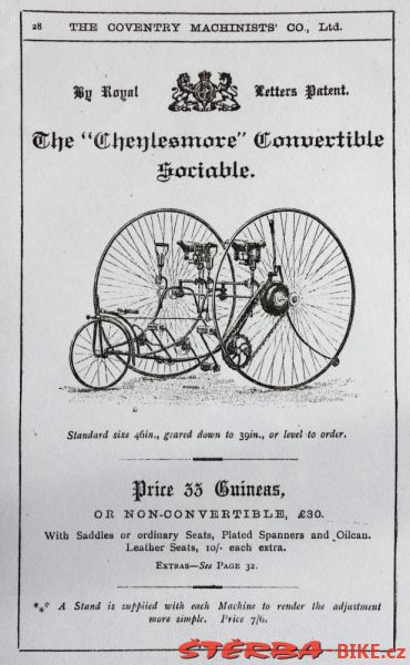Coventry Machinists Co.  – 1887
