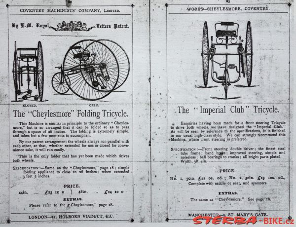 Coventry Machinists Co.  – 1882