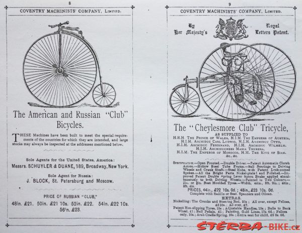 Coventry Machinists Co.  – 1883