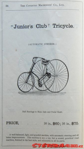 Coventry Machinists Co.  – 1888