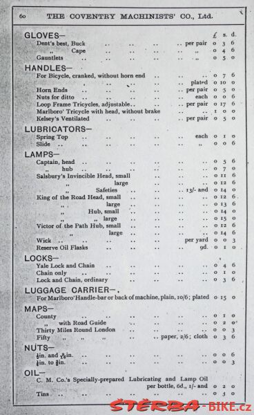 Coventry Machinists Co.  – 1887