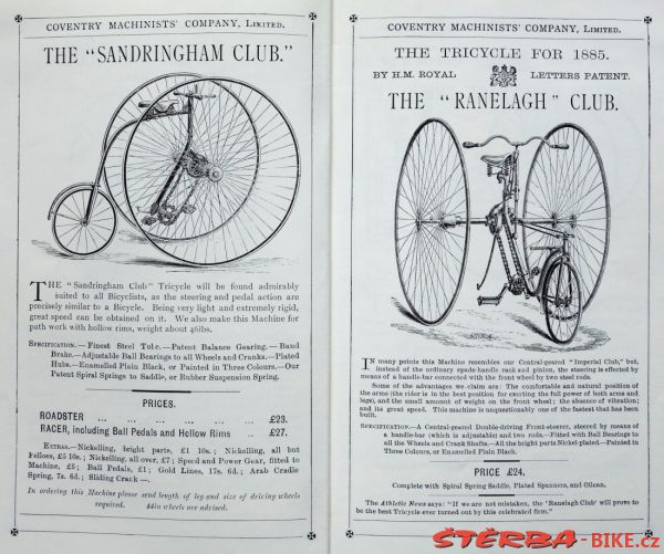 Coventry Machinists Co.  – 1886