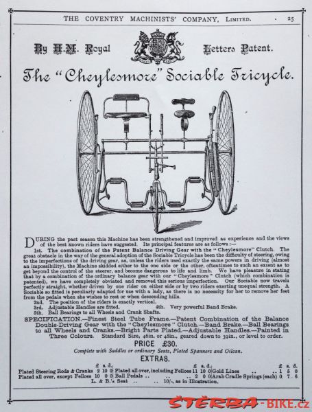 Coventry Machinists Co.  – 1884