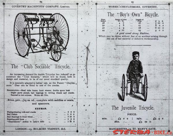 Coventry Machinists Co.  – 1882