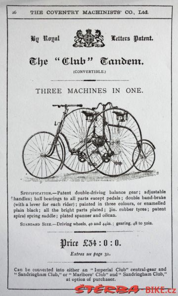 Coventry Machinists Co.  – 1887