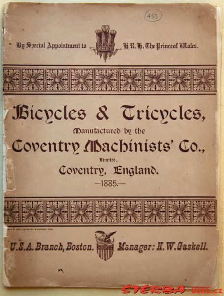 Coventry Machinists Co.  – 1885