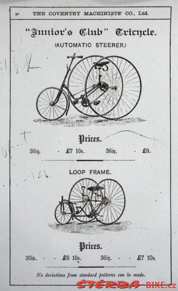 Coventry Machinists Co.  – 1887