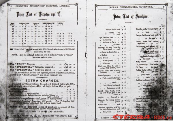 Coventry Machinists Co.  – 1879