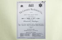 Coventry Machinists Co.  – 1884