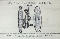 Coventry Machinists Co.  – 1884/85