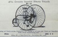 Coventry Machinists Co.  – 1884/85