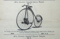 Coventry Machinists Co.  – 1884/85