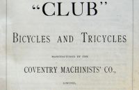 Coventry Machinists Co.  – 1888