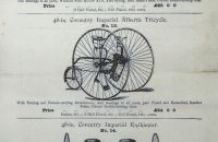 Coventry Machinists Co.  – 1884/85