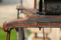 Pedamotive tricycle, Lever-driven machine, Francie c.1855