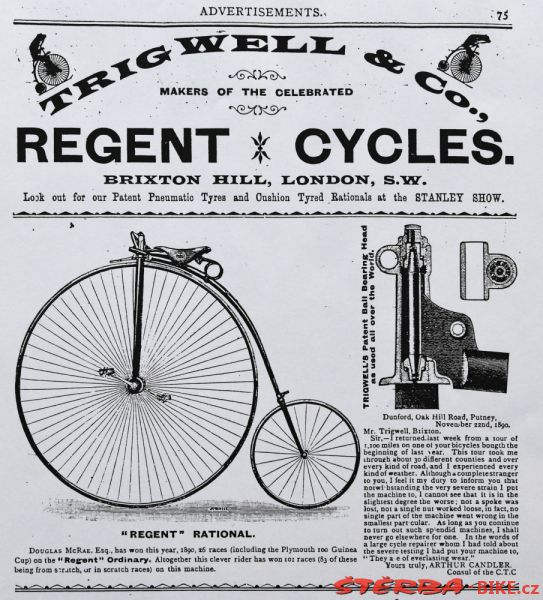 Trigwell a Co, Race bike