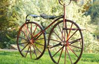 Boneshaker with carrier, France, Lyon – around 1870