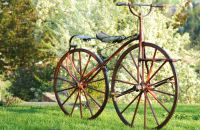 Boneshaker with carrier, France, Lyon – around 1870