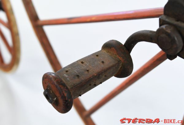 Wooden high wheel, made in France probably  – after a year 1874