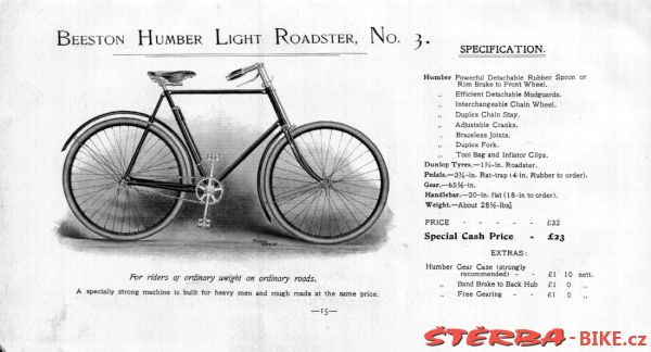 HUMBER & Co.Ltd., London, Beeston Humber Modele D´OR - 1899