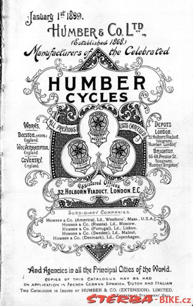HUMBER & Co.Ltd., London, Beeston Humber Modele D´OR - 1899