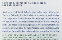 Valentin Wiegele - Deutsche Fahrradmuseum, Bad Brückenau – Německo