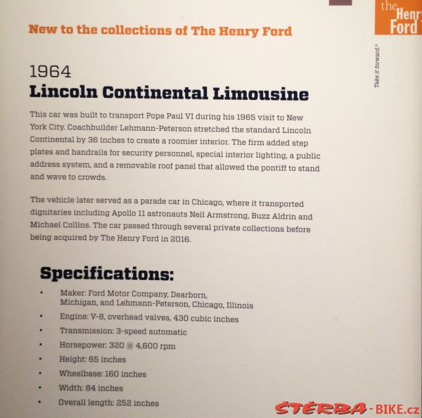 36/C - Henry Ford Museum 2018 Overview