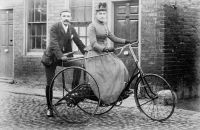 Tandem tricykl