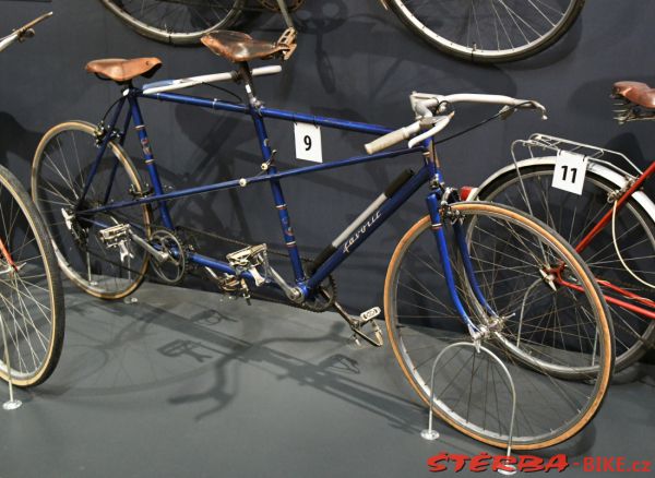 9. Favorit recreational tandem bike, 1956