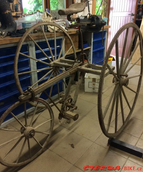 Wooden tricycle c.1870