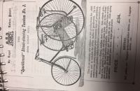 Tandem tricykl