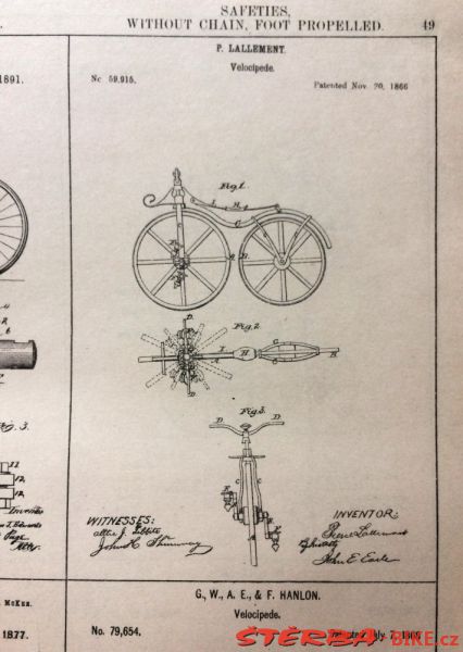 Lallement patent 1866