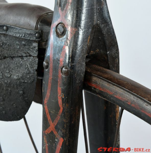 Child´s wooden High Wheel bicycle, USA – c.1885