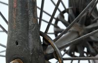 Dětské dřevěné vysoké kolo - USA cca 1885