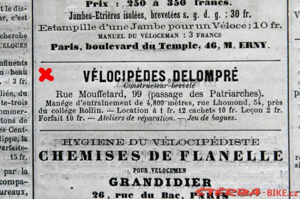 Delompré velocipede