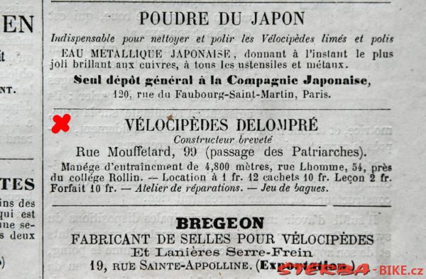 Delompré velocipede