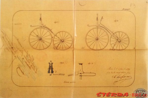 Wire wheels patent 1870