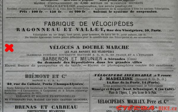 Barberon et Meunier patents