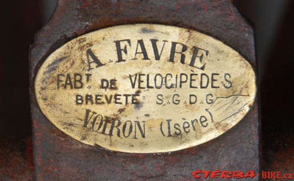 A. Favre velocipede IV.