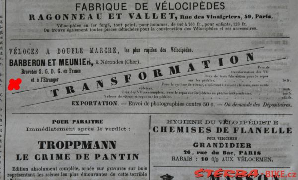 Barberon et Meunier patents