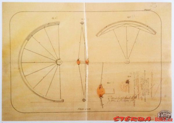 Wire wheels patent 1870