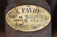 A. Favre velocipede IV.