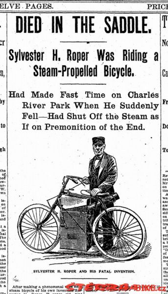 Roper steam velocipede