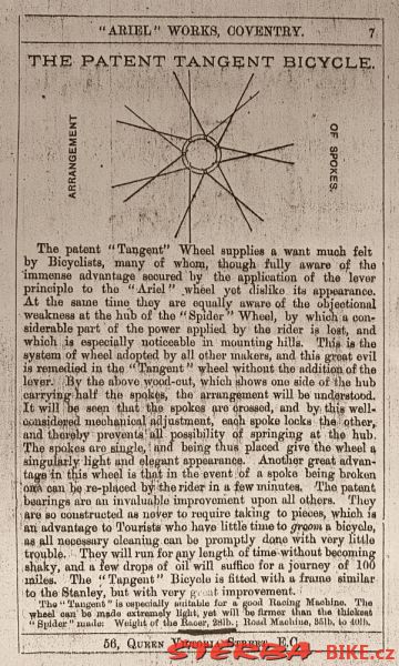 "Tangent" - Haynes & Jefferis, Ariel Works, England 1878