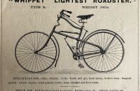 Linley & Biggs´s „WHIPPET“ Lightest Roadster- England 1890