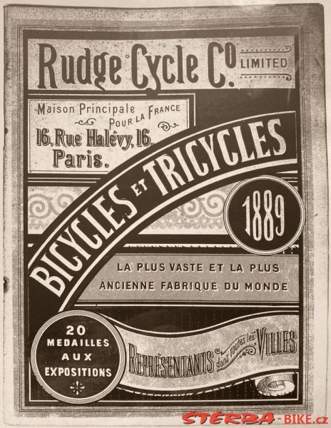 Bicycletta No.2, Rudge Cycle Co., England - 1889