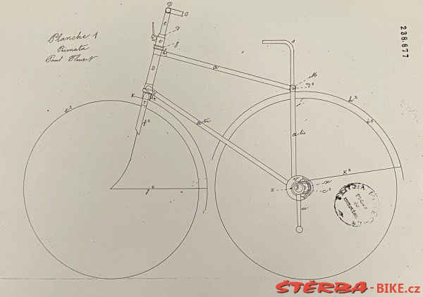 New Chainless Cycle, Paul Fleuret - France, 1894