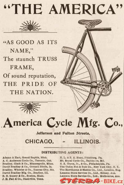 America Cycle Mfg. Co., Chicago, USA - 1897