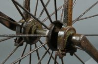 Early high wheel, black smith production, probably France - around 1873